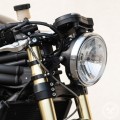 Motodemic Single LED and Round Halogen Headlight Conversion Kit for the 05-10 Triumph Speed Triple